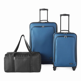 Protocol Teton Softside 3-Pc. Luggage Set - DEEP DIVE BLUE ONE SIZE