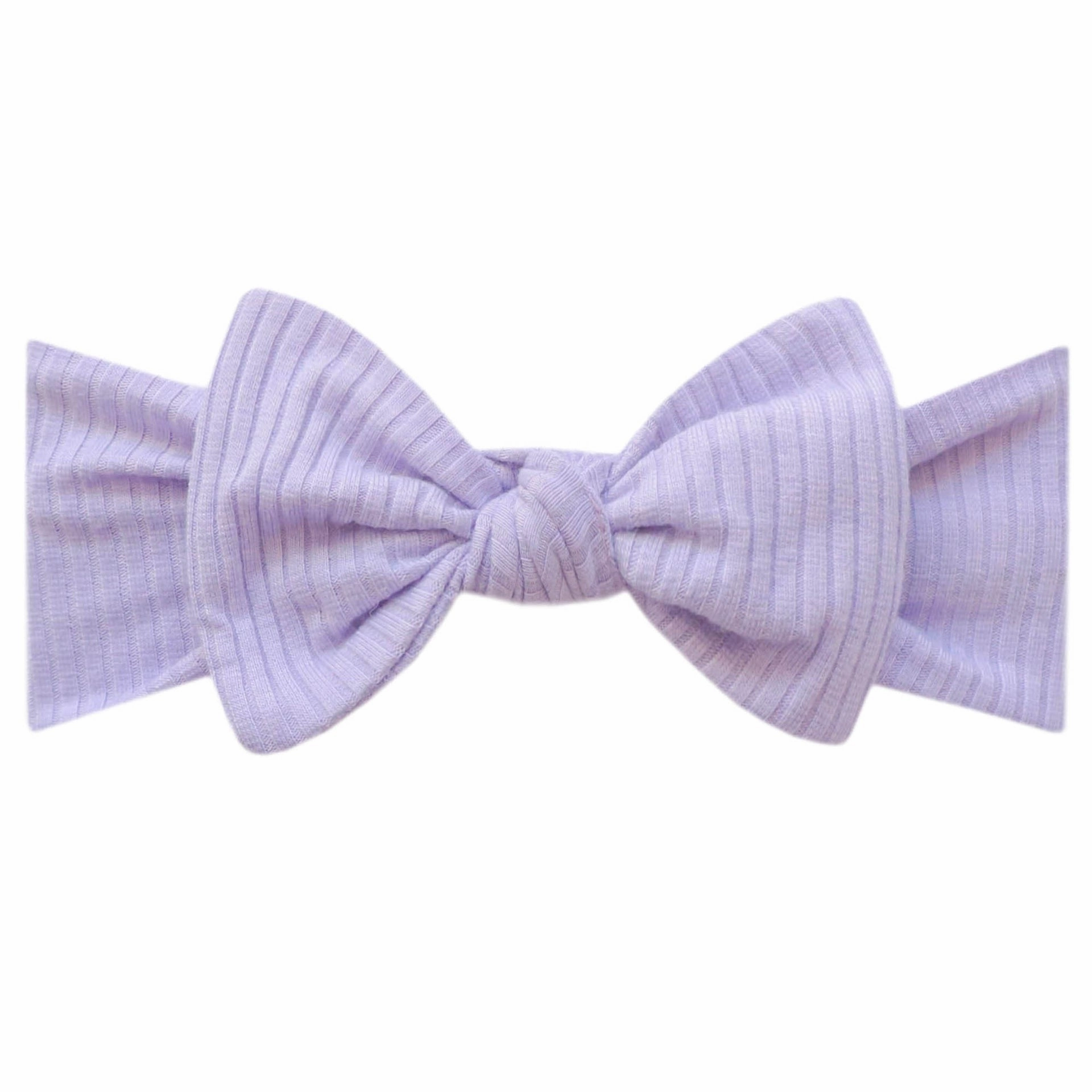 Rib Knit Headband Bow