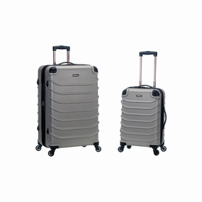 Rockland 2-Pc. Hardside Expandable Luggage Set - SILVER ONE SIZE