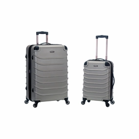 Rockland 2-Pc. Hardside Expandable Luggage Set - SILVER ONE SIZE