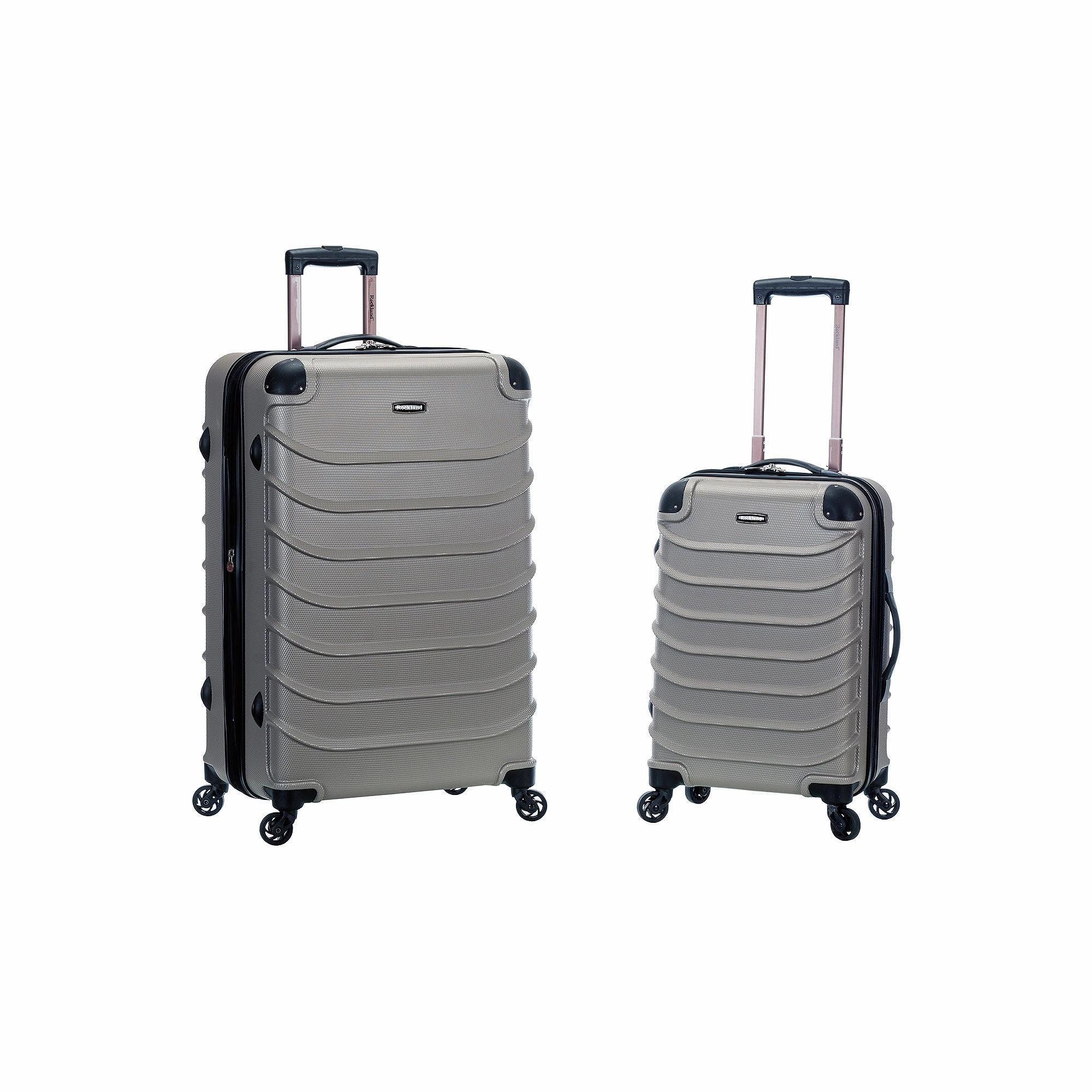 Rockland 2-Pc. Hardside Expandable Luggage Set - SILVER ONE SIZE
