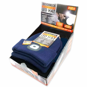 Roughneck LED Light Hat 6 Pieces Per Retail Ready Display 23274Bb
