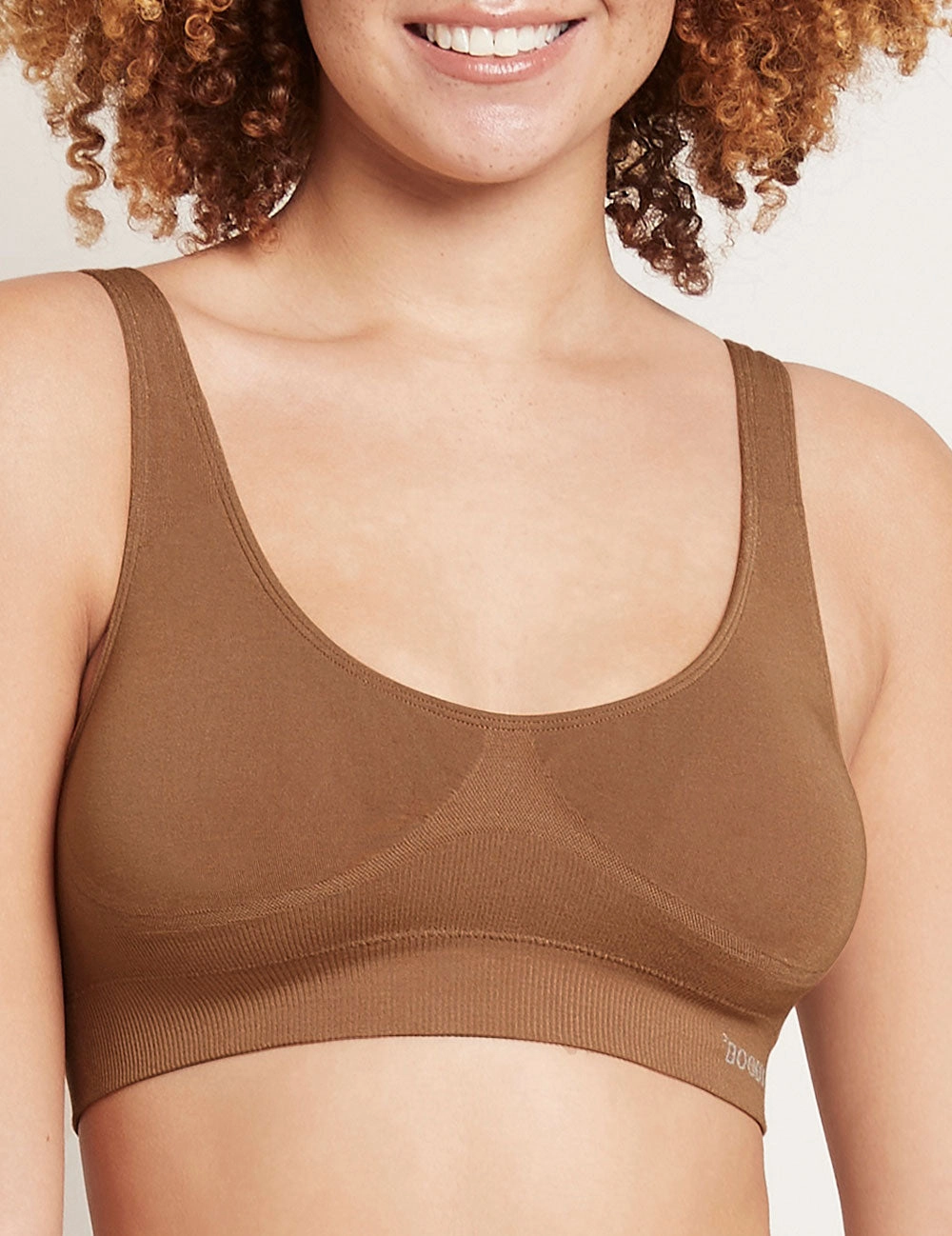 Seamfree Padded Crop Bra - Maple