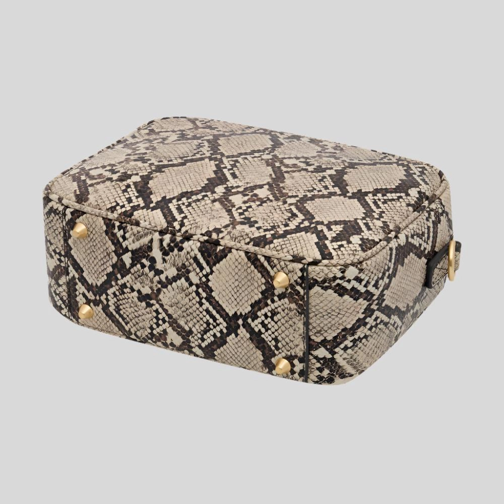 Sidekick Leather Crossbody Bag -- Snake