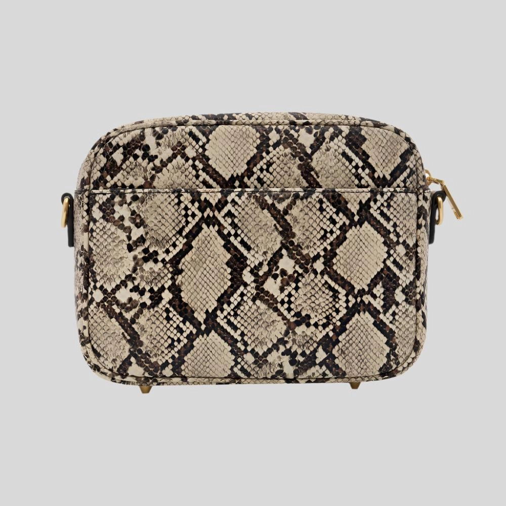 Sidekick Leather Crossbody Bag -- Snake