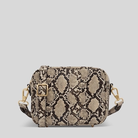 Sidekick Leather Crossbody Bag -- Snake