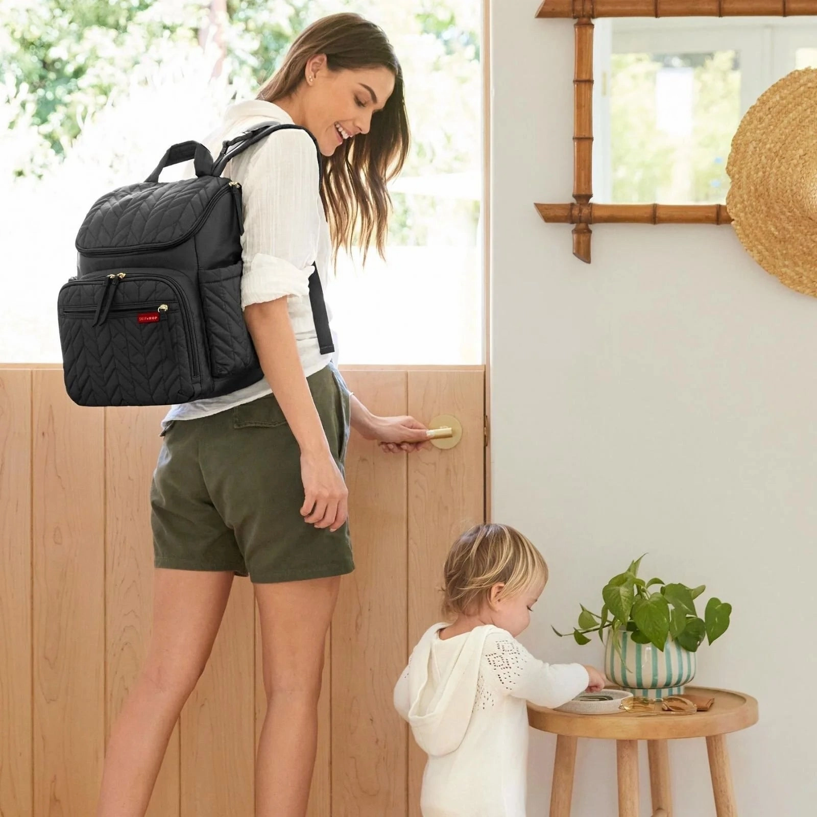 Skip Hop Forma Backpack Nappy Bag - Jet Black