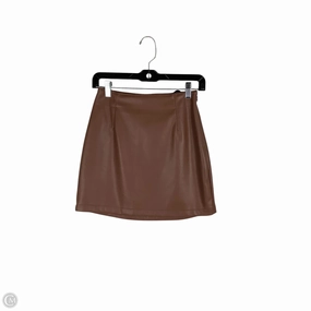 Skirt Mini & Short By Abercrombie And Fitch In Brown, Size: Xs