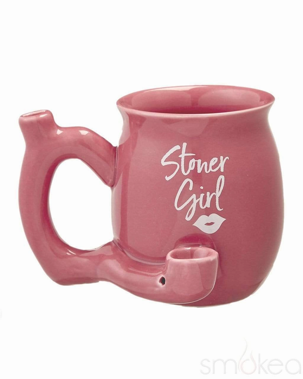 SMOKEA "Stoner Girl" Ceramic Coffee Mug Pipe