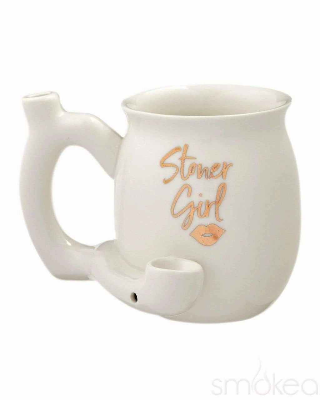 SMOKEA "Stoner Girl" Ceramic Coffee Mug Pipe