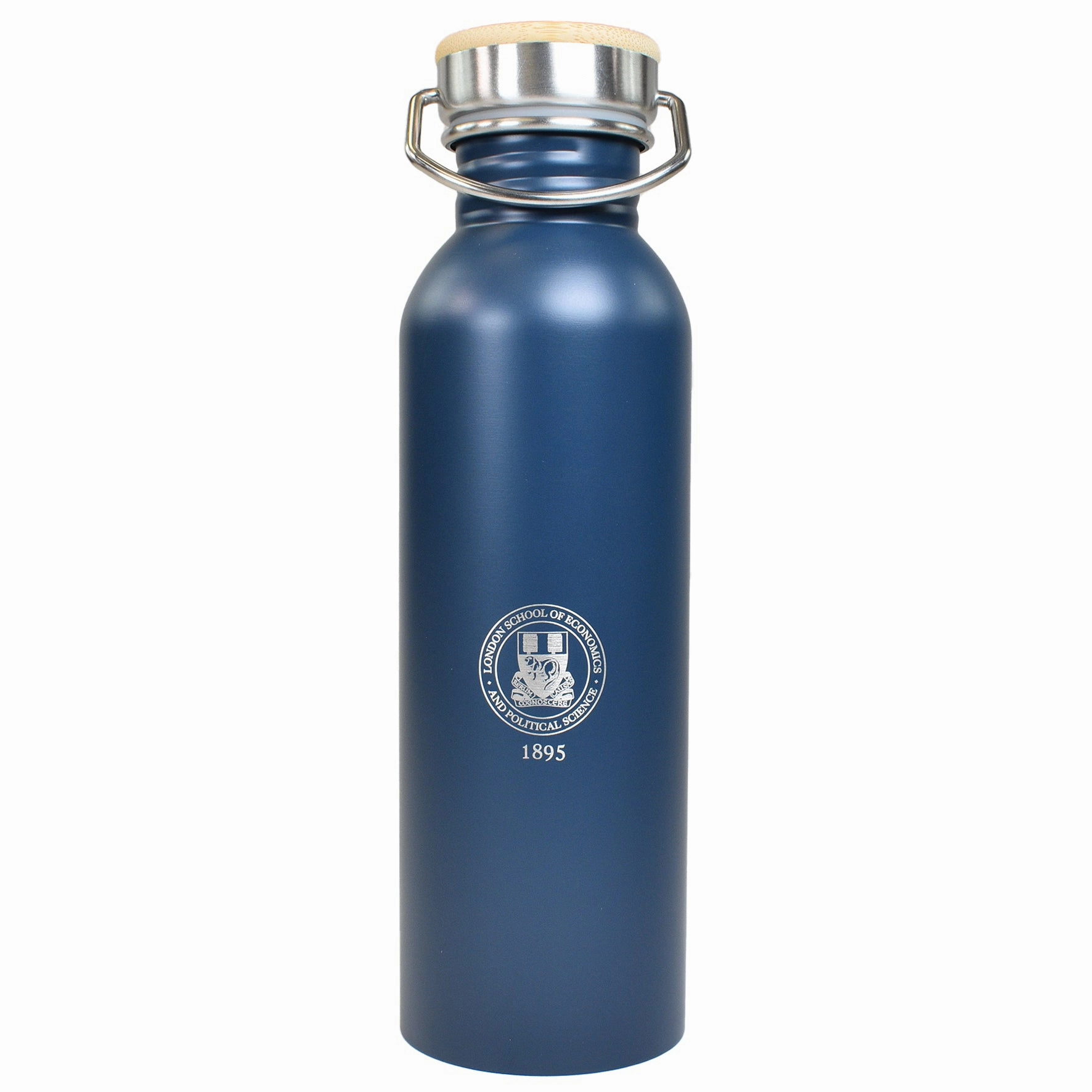 Stainless Steel Bottle with Bamboo Lid