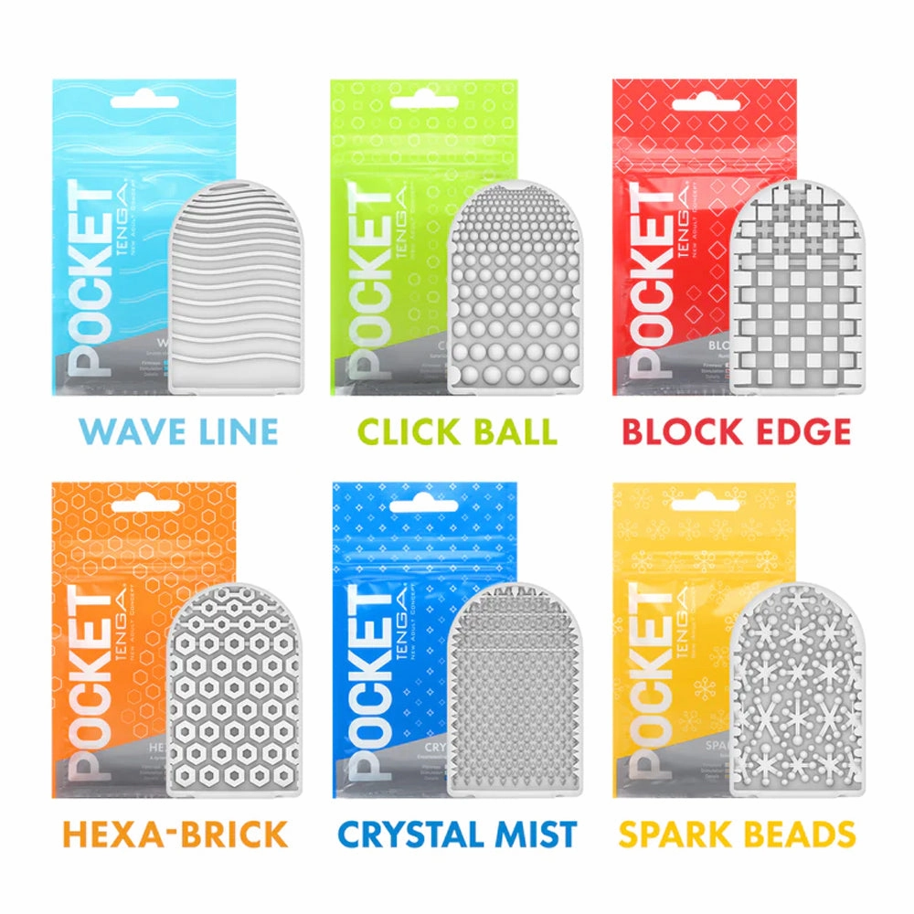 Tenga Pocket-Sized Masturbator - Crystal Mist Texture