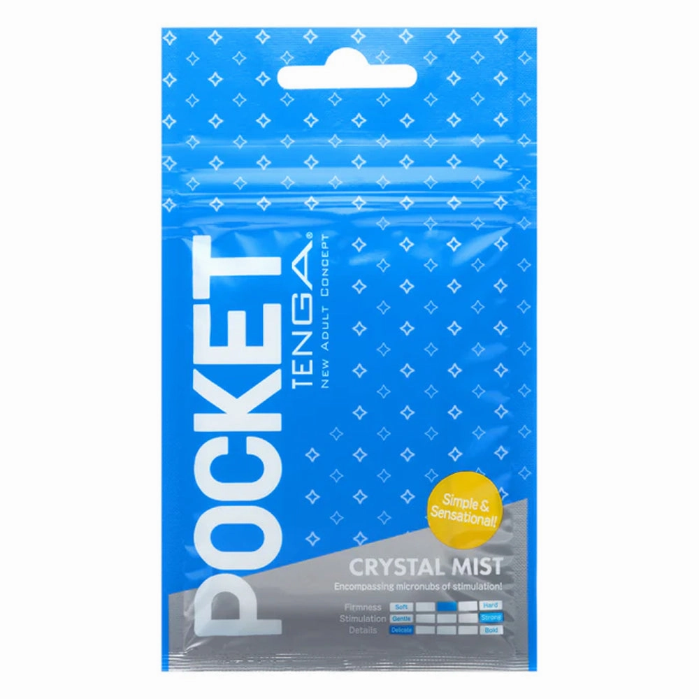 Tenga Pocket-Sized Masturbator - Crystal Mist Texture