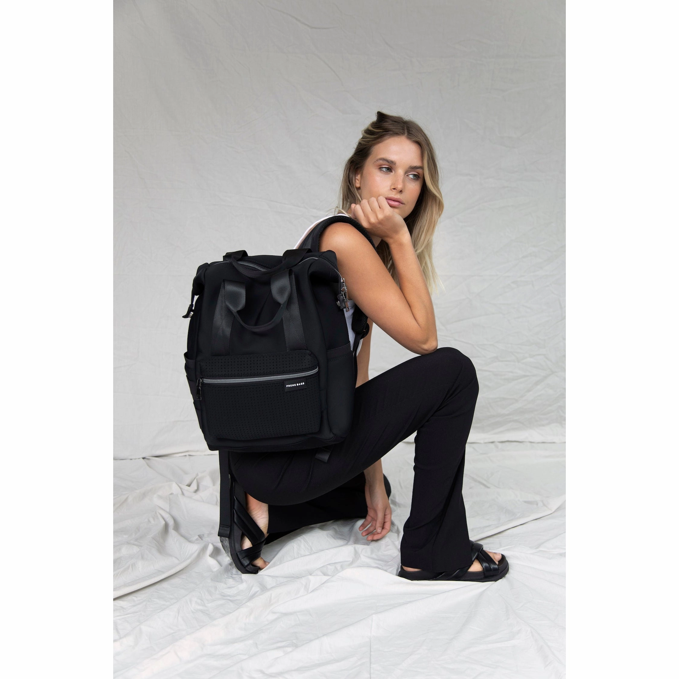 The Haven Backpack (BLACK) Neoprene Bag