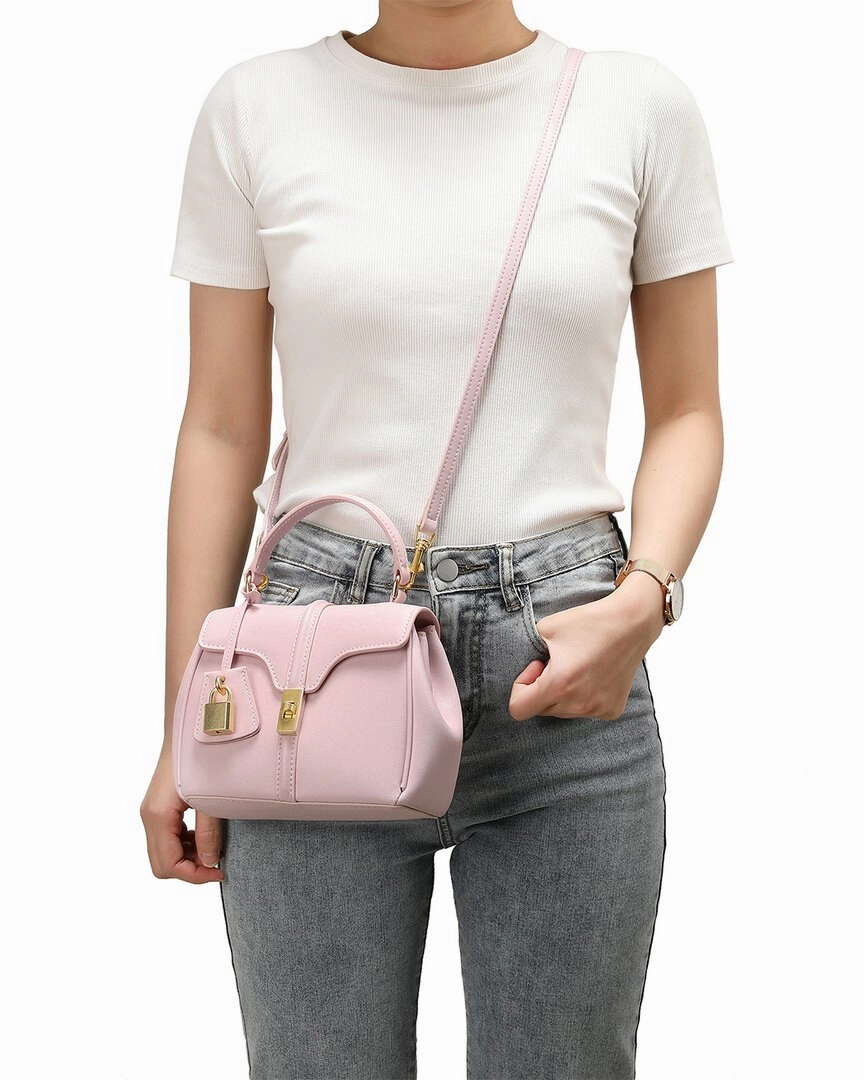 Tiffany & Fred Paris Smooth Leather Top Handle Crossbody
