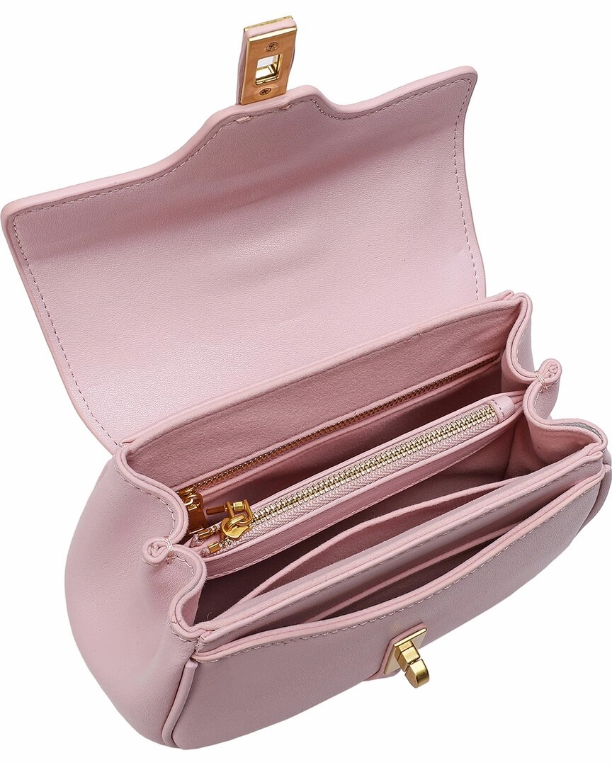 Tiffany & Fred Paris Smooth Leather Top Handle Crossbody