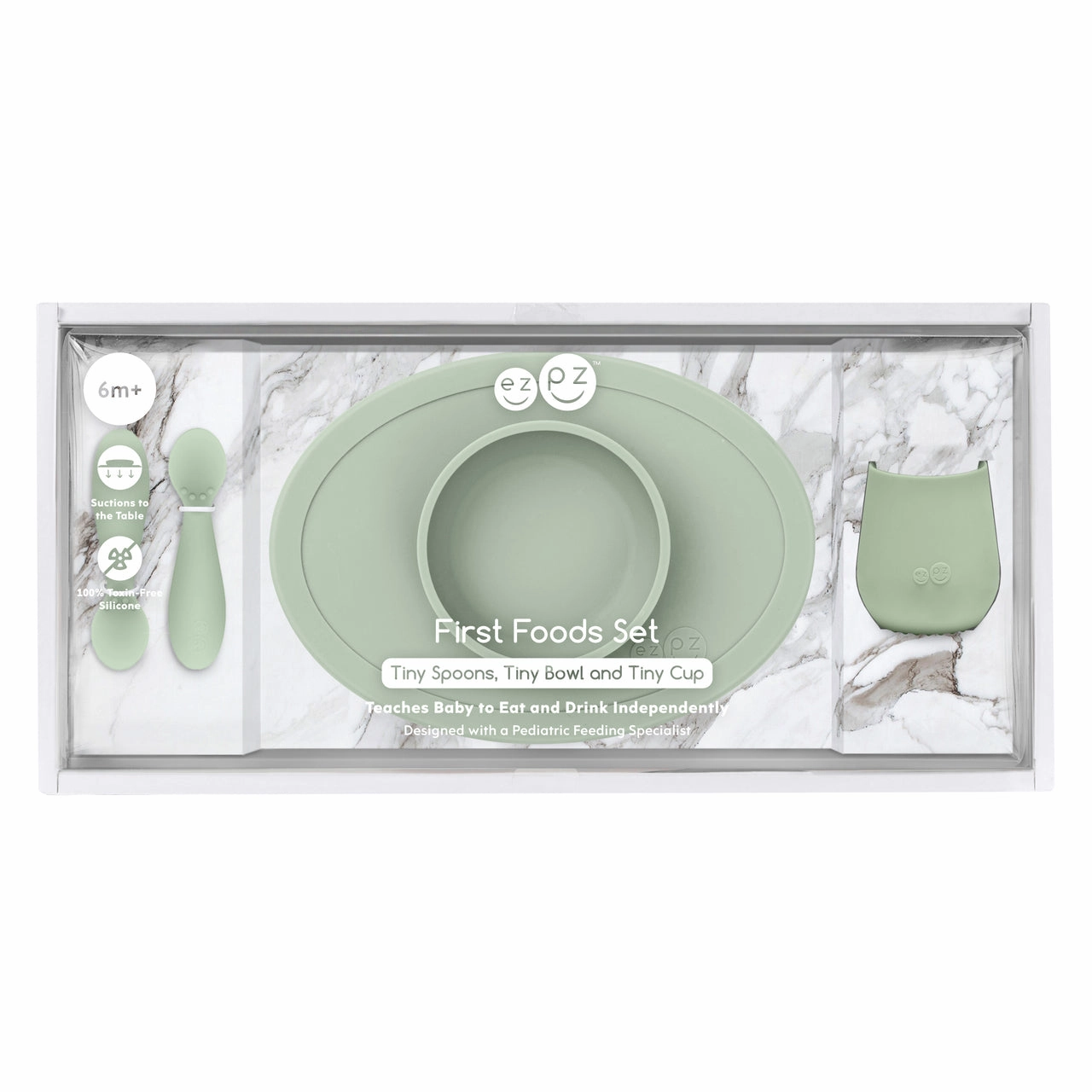 Tiny First Food Set - Sage