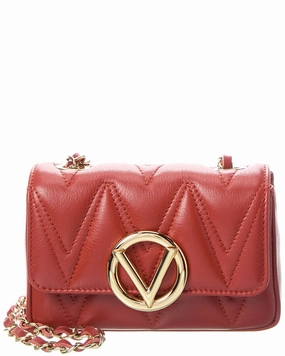 Valentino by Mario Valentino Chu Chu Diamond Leather Crossbody