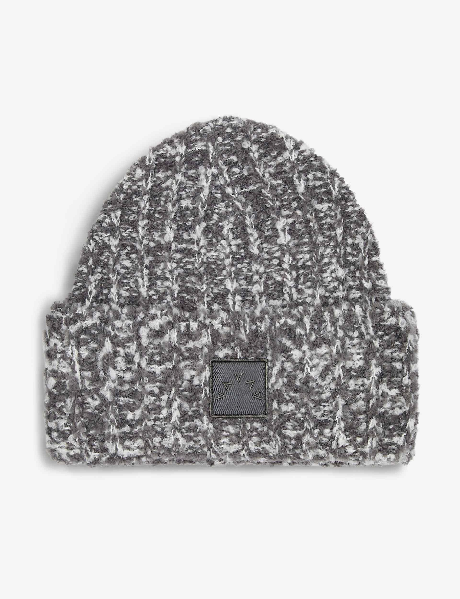 Vernon Boucle Knit Hat - Charcoal