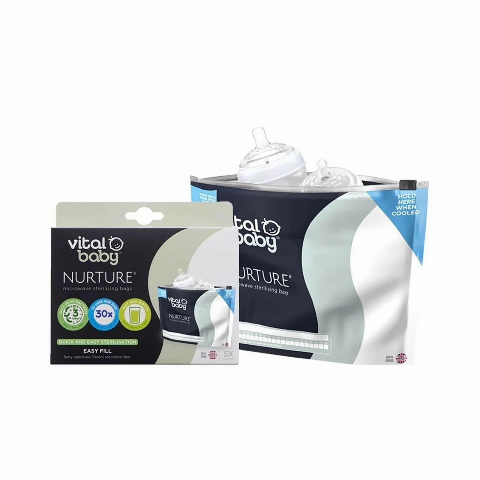 Vital Baby Nurture Microwave Sterilising Bags 5 pcs