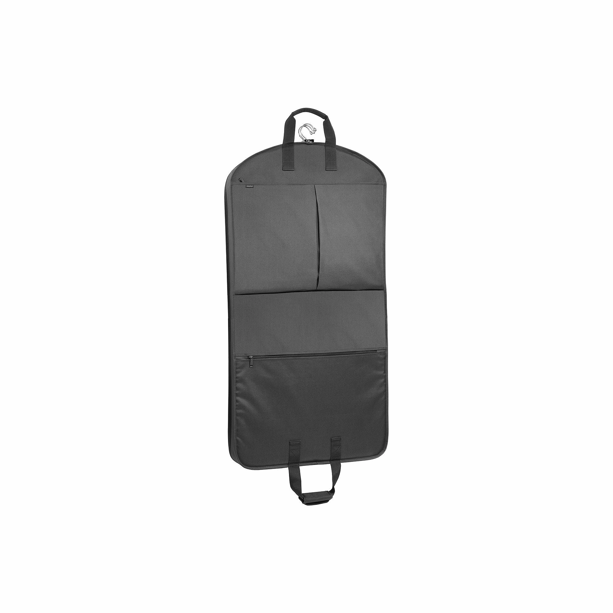 Wallybags 45" Deluxe Extra Capacity Travel Garment Bag With Two Accessory Pockets - BLACK ONE SIZE