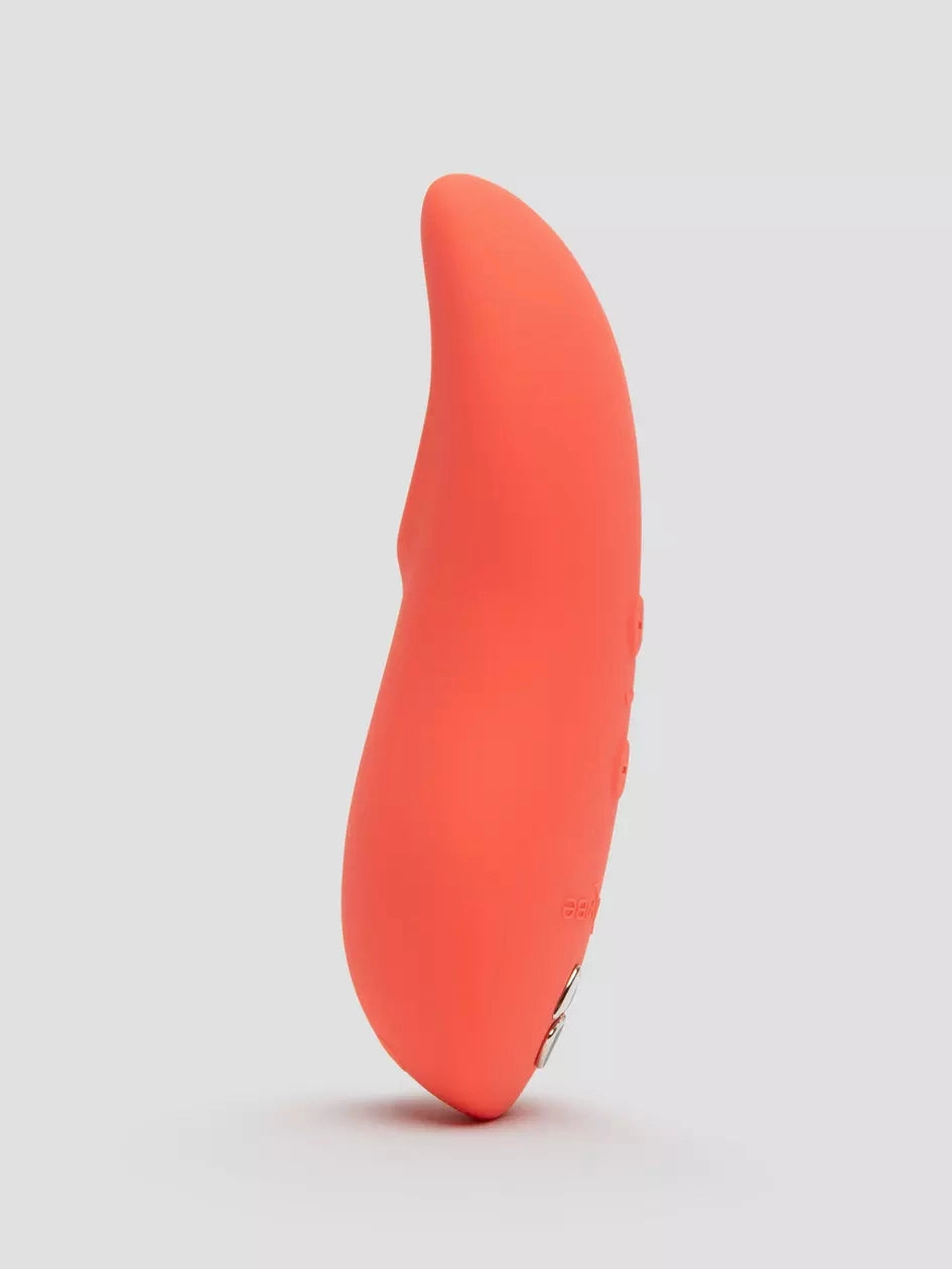 We Vibe TOUCH X Rechargeable Lay-On Clitoral Vibrator Velvet Green & Peach